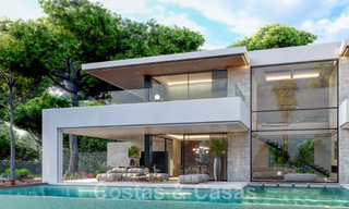Superieure luxevilla in aanbouw te koop, eerstelijns golf positie in een geprivilegieerde zone van Oost Marbella 62982 