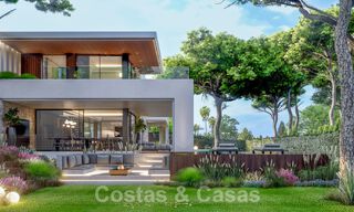 Superieure luxevilla in aanbouw te koop, eerstelijns golf positie in een geprivilegieerde zone van Oost Marbella 62984 
