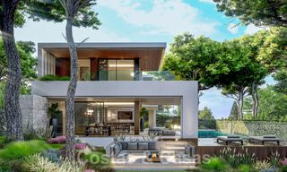 Superieure luxevilla in aanbouw te koop, eerstelijns golf positie in een geprivilegieerde zone van Oost Marbella 62985 