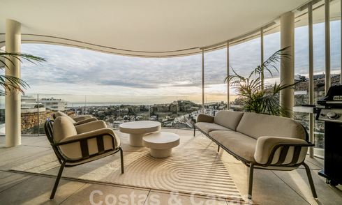 Eersteklas, modern appartement te koop, met uitzicht op zee, golf en bergen in Benahavis - Marbella 63123
