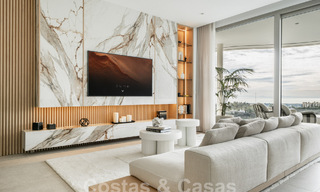 Eersteklas, modern appartement te koop, met uitzicht op zee, golf en bergen in Benahavis - Marbella 63150 
