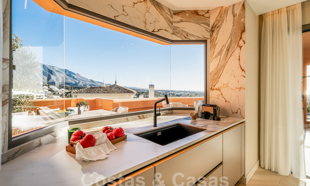 Luxe appartement te koop met een modern interieur in een luxe complex in Nueva Andalucia’s golfvallei, Marbella 63277