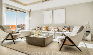 Luxe appartement te koop met een modern interieur in een luxe complex in Nueva Andalucia’s golfvallei, Marbella 63278 