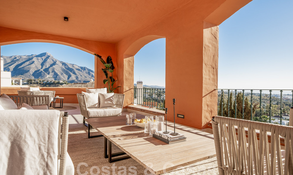 Luxe appartement te koop met een modern interieur in een luxe complex in Nueva Andalucia’s golfvallei, Marbella 63280