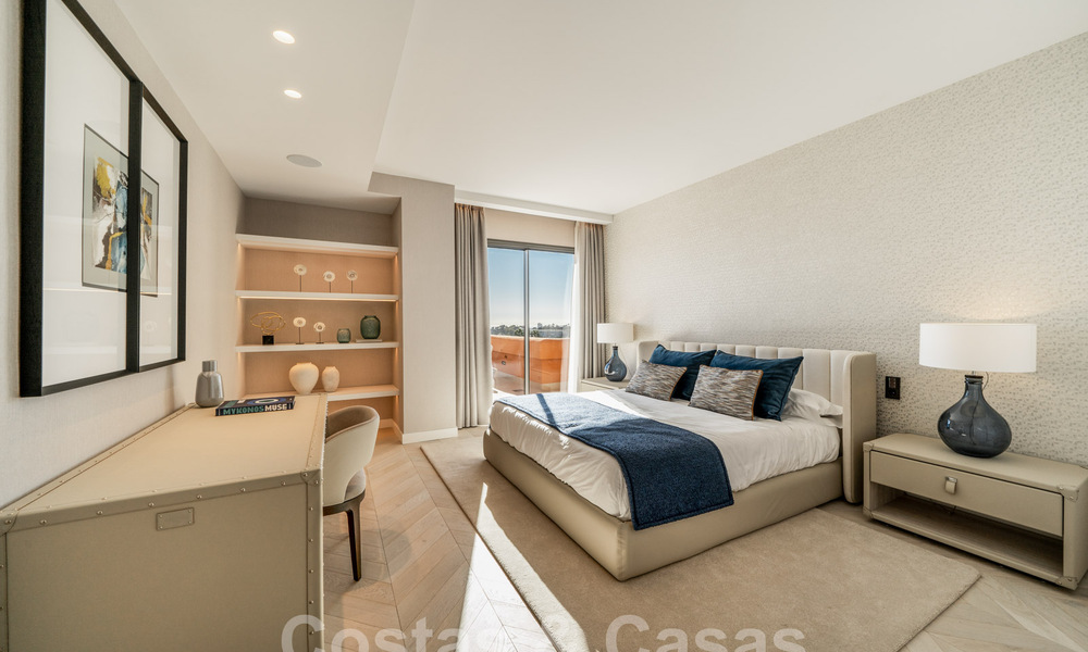 Luxe appartement te koop met een modern interieur in een luxe complex in Nueva Andalucia’s golfvallei, Marbella 63285
