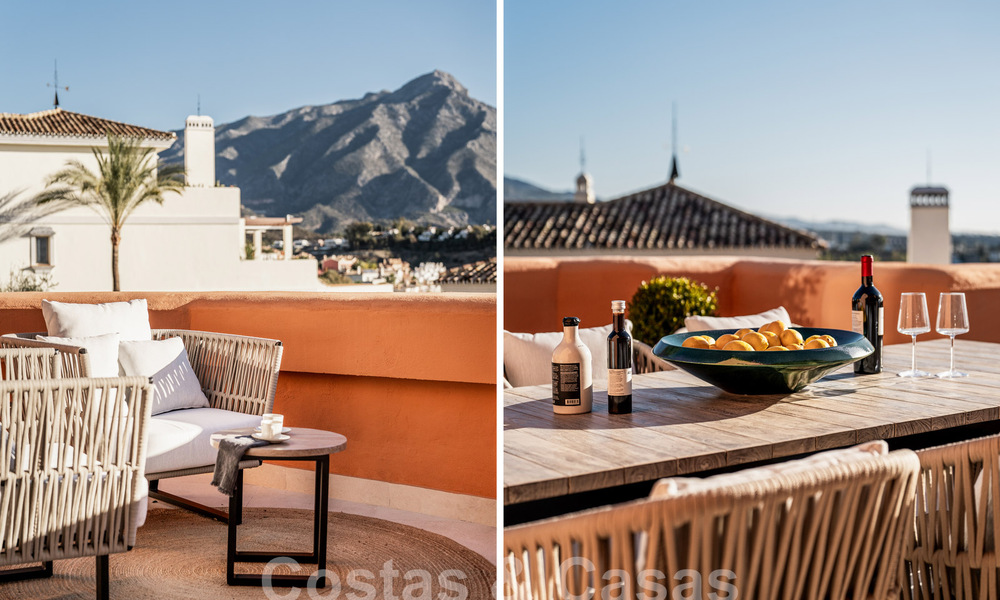 Luxe appartement te koop met een modern interieur in een luxe complex in Nueva Andalucia’s golfvallei, Marbella 63289