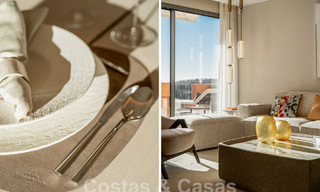 Luxe appartement te koop met een modern interieur in een luxe complex in Nueva Andalucia’s golfvallei, Marbella 63292 