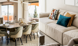Luxe appartement te koop met een modern interieur in een luxe complex in Nueva Andalucia’s golfvallei, Marbella 63297 