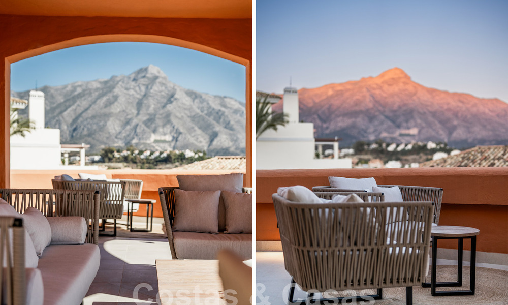 Luxe appartement te koop met een modern interieur in een luxe complex in Nueva Andalucia’s golfvallei, Marbella 63301
