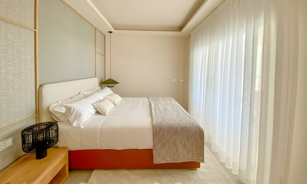 Modern tuinappartement te koop met zeezicht in een luxueus strandcomplex op de New Golden Mile, Marbella - Estepona 63405
