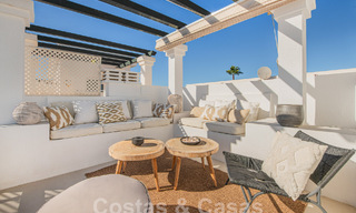 Luxueus penthouse met zeezicht te koop in het hartje van Nueva Andalucia’s golfvallei, Marbella 63471 