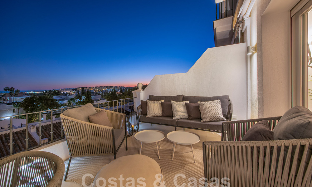 Luxueus penthouse met zeezicht te koop in het hartje van Nueva Andalucia’s golfvallei, Marbella 63479