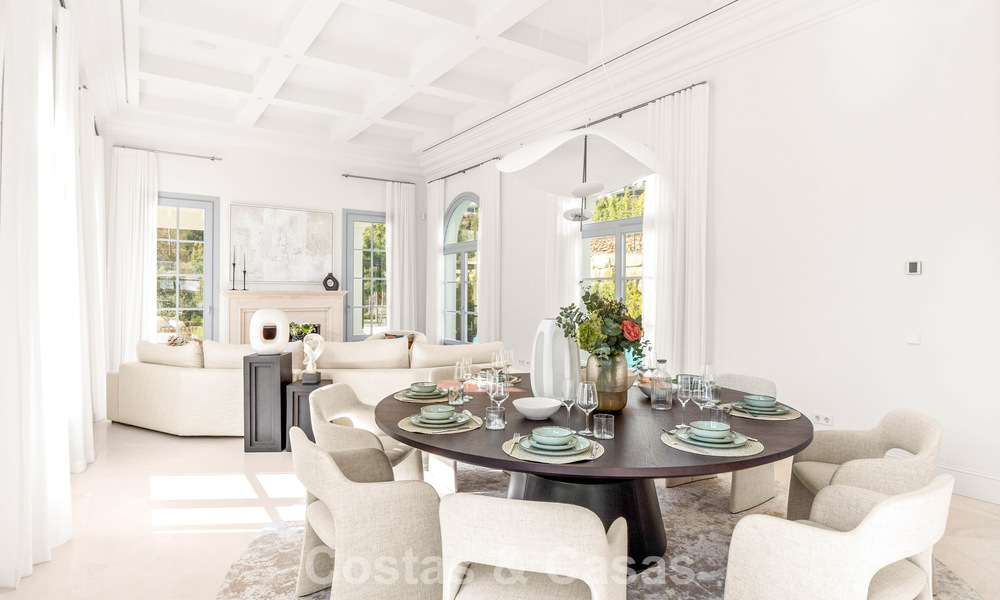 Instapklare, luxevilla met modern-Mediterraan design te koop in een populaire golfomgeving in Nueva Andalucia, Marbella 774517