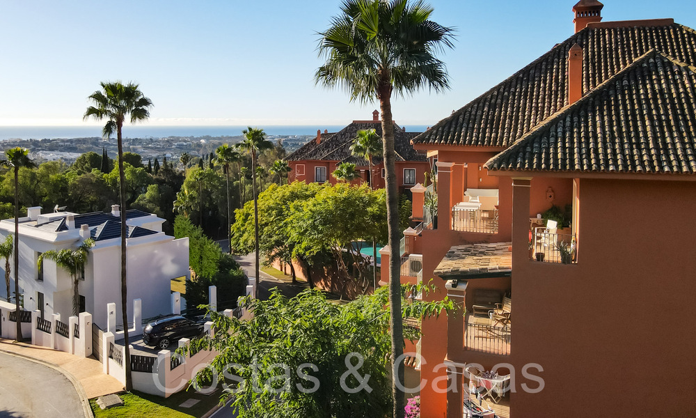 Instapklaar, ruim penthouse te koop met magnifiek zeezicht in Benahavis - Marbella 64291