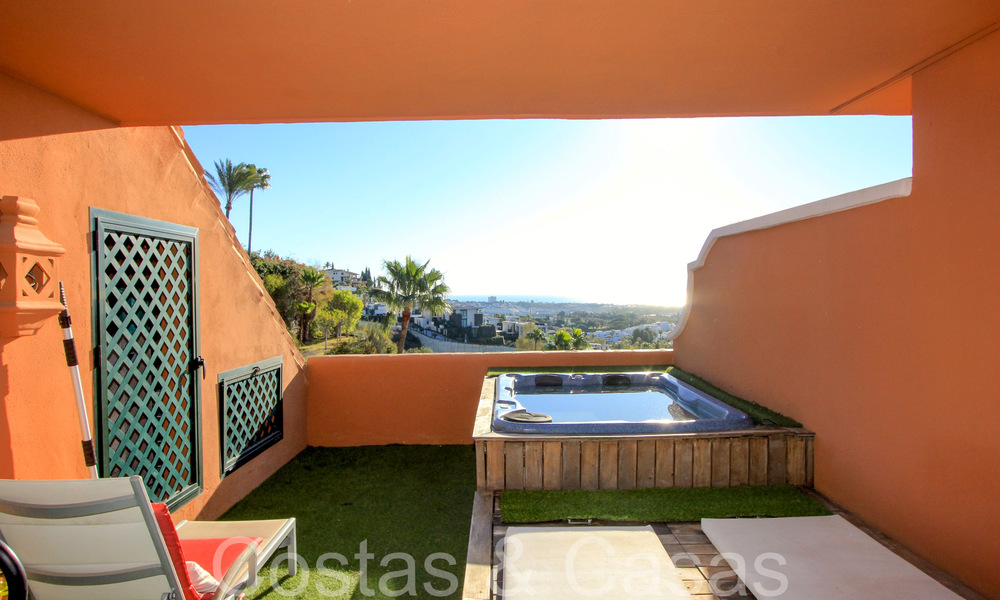Instapklaar, ruim penthouse te koop met magnifiek zeezicht in Benahavis - Marbella 64296