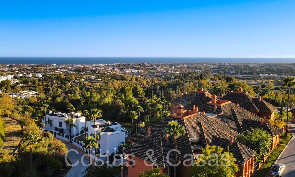 Instapklaar, ruim 3-slaapkamer penthouse te koop met magnifiek zeezicht in Benahavis - Marbella 64301