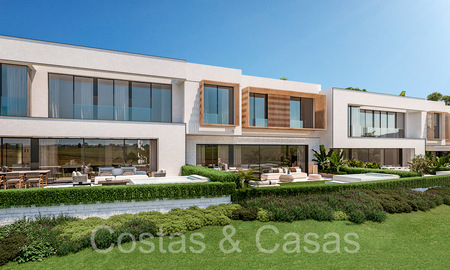 LAATSTE WONING! Nieuw project met moderne luxewoningen te koop grenzend aan de golfbaan in Mijas, Costa del Sol 64606