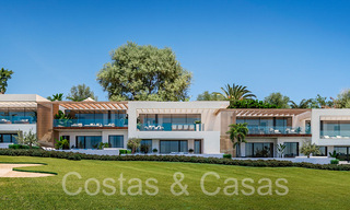 Nieuw project met moderne luxewoningen te koop grenzend aan de golfbaan in Mijas, Costa del Sol 64613 