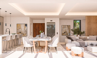 LAATSTE WONING! Nieuw project met moderne luxewoningen te koop grenzend aan de golfbaan in Mijas, Costa del Sol 64614 