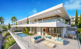 Nieuwe, modernistische huizen te koop direct aan de golfbaan in Oost-Marbella 64762 
