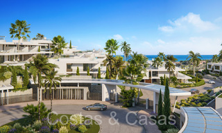 Nieuwe, modernistische huizen te koop direct aan de golfbaan in Oost-Marbella 64766 