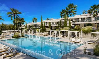 Nieuwe, modernistische huizen te koop direct aan de golfbaan in Oost-Marbella 64770 
