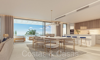 Nieuwe, modernistische huizen te koop direct aan de golfbaan in Oost-Marbella 64772 