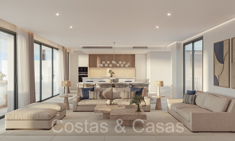 Nieuwe, modernistische huizen te koop direct aan de golfbaan in Oost-Marbella 64773