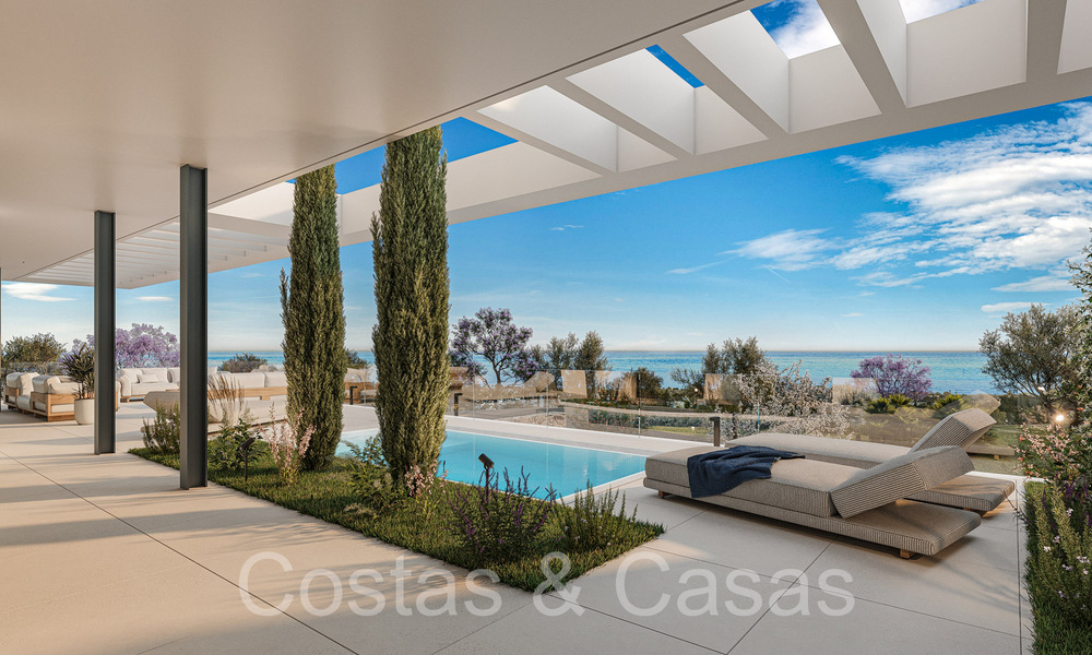 Nieuwe, modernistische huizen te koop direct aan de golfbaan in Oost-Marbella 64774
