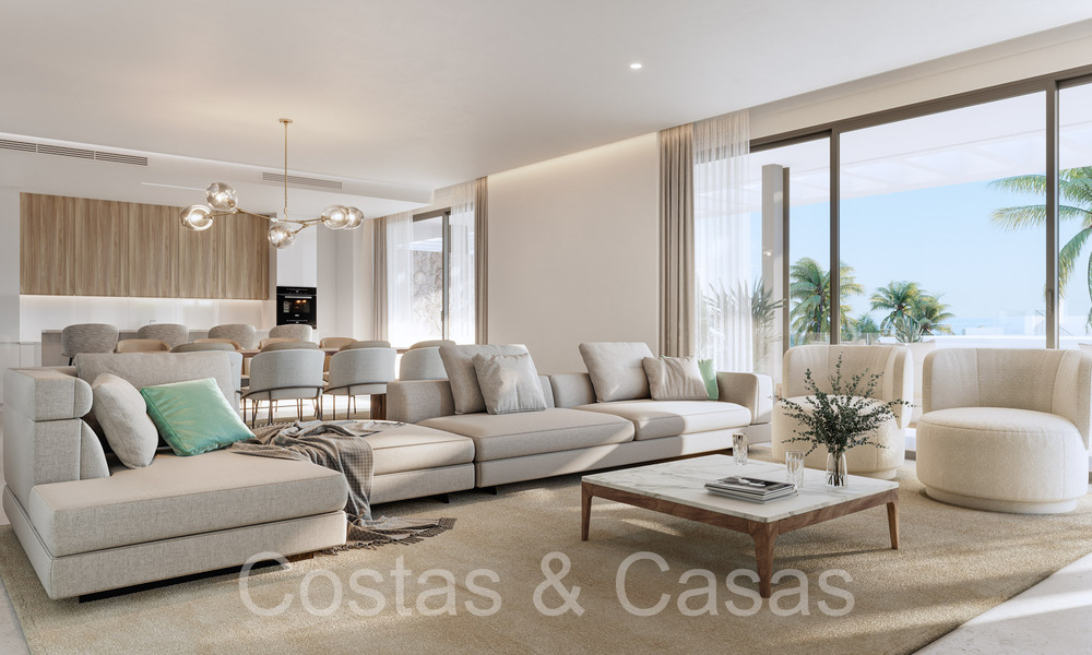 Nieuwe, modernistische huizen te koop direct aan de golfbaan in Oost-Marbella 64778