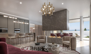 Laatste villa's! Energie-efficiënte nieuwbouwvilla te koop met zeezicht net buiten het centrum van Estepona 64793 