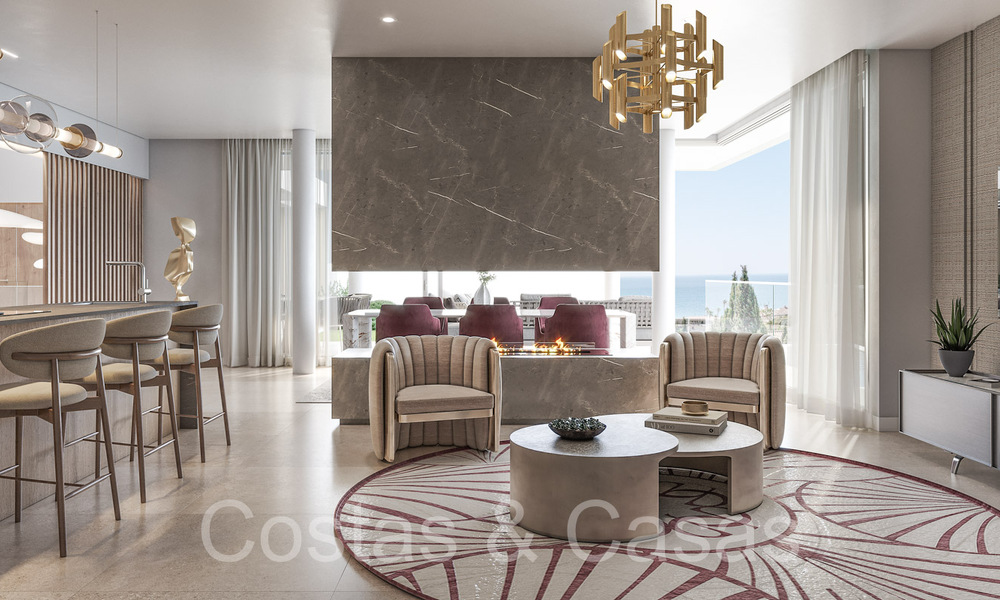 Laatste villa's! Energie-efficiënte nieuwbouwvilla te koop met zeezicht net buiten het centrum van Estepona 64795