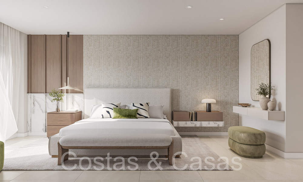 Laatste villa's! Energie-efficiënte nieuwbouwvilla te koop met zeezicht net buiten het centrum van Estepona 64798