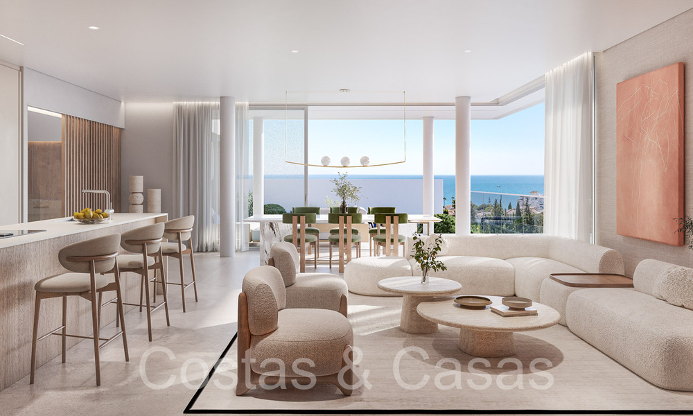 Laatste villa! Energie-efficiënte nieuwbouwvilla te koop met zeezicht net buiten het centrum van Estepona 64801