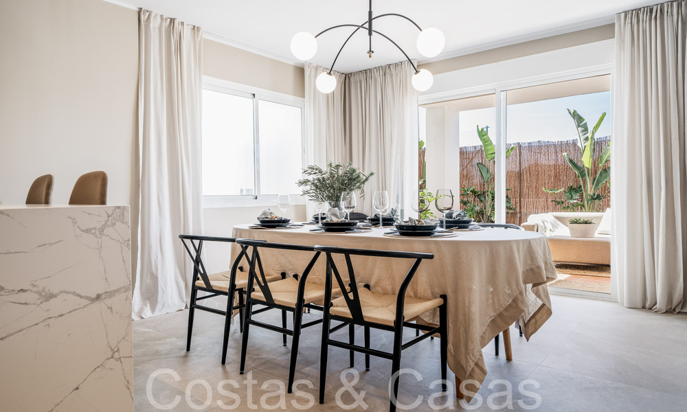 Stijlvol gerenoveerde appartement te koop in gated community in Nueva Andalucia, Marbella 65412
