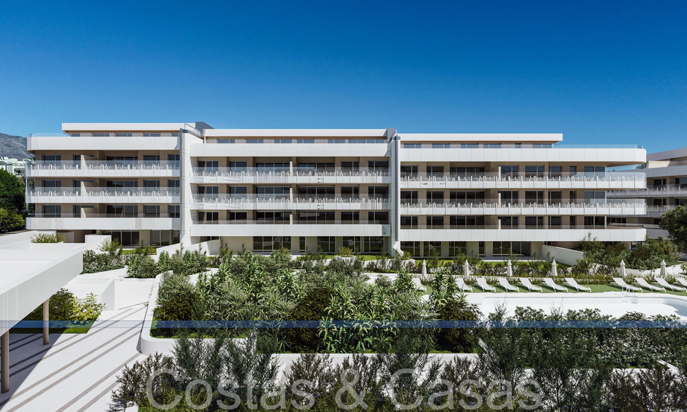 Moderne nieuwbouwappartementen te koop o/e steenworp v/h centrum e/h strand in San Pedro Playa, Marbella 64917