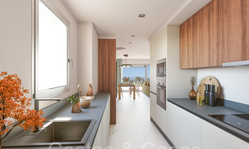 Moderne nieuwbouwappartementen te koop o/e steenworp v/h centrum e/h strand in San Pedro Playa, Marbella 64921