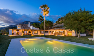 Andalusisch luxe landgoed met gastenverblijf en subliem zeezicht te koop in de heuvels van Estepona 65085 