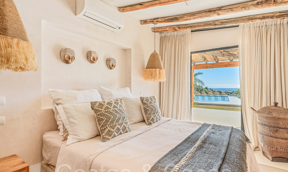 Andalusisch luxe landgoed met gastenverblijf en subliem zeezicht te koop in de heuvels van Estepona 65124