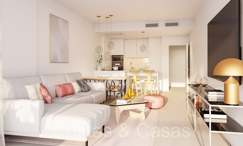 Nieuw op de markt. Stijlvolle appartementen te koop in een eersteklas golfomgeving in San Roque, Costa del Sol 65067