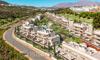 Nieuwbouwappartementen met avant-gardist ontwerp te koop, frontlijn golf in Casares, Costa del Sol 65351 