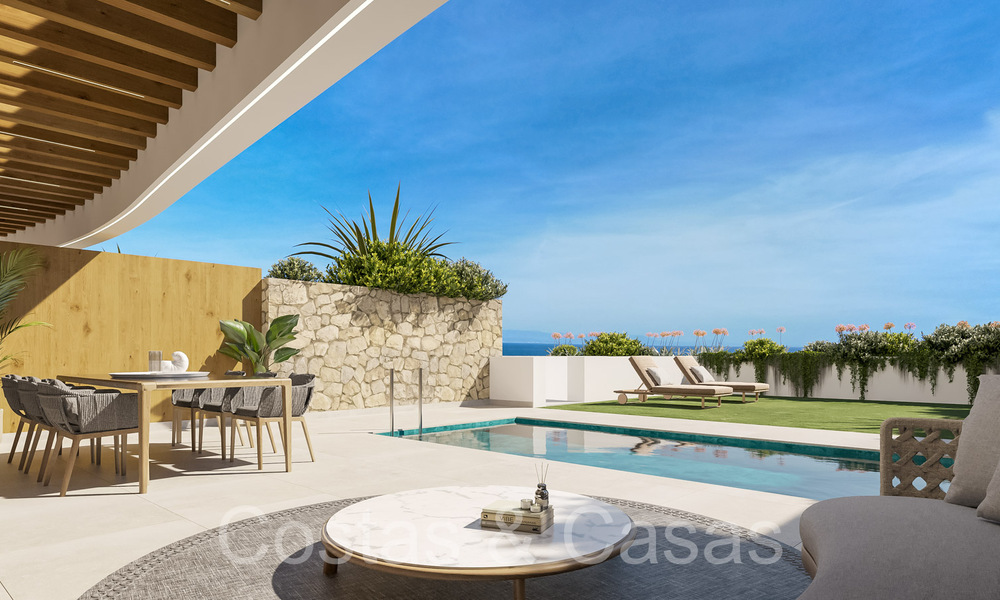 Nieuwe, geavanceerd luxe appartementen te koop met panoramisch zeezicht in Mijas, Costa del Sol 65541