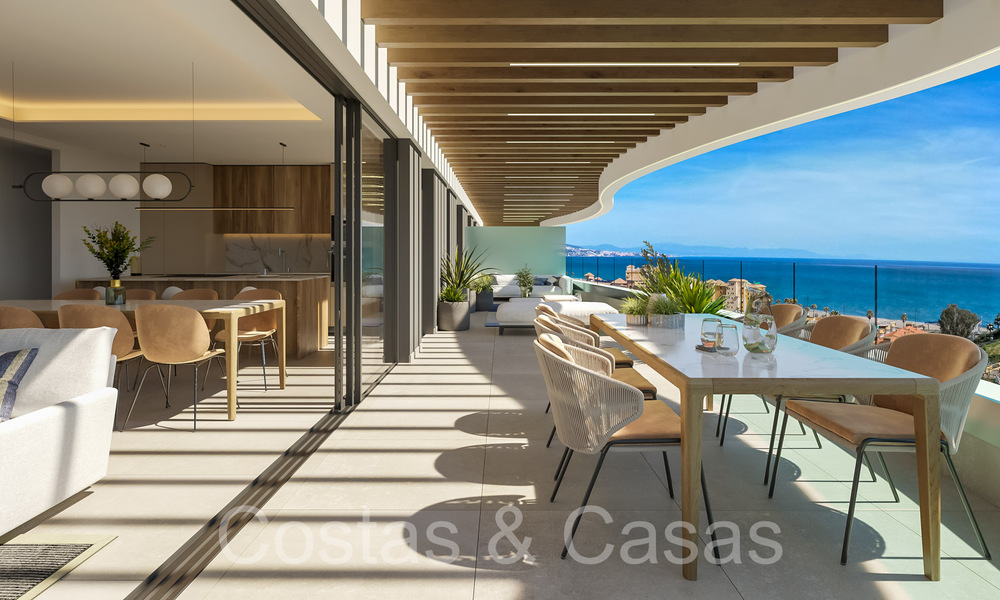Nieuwe, geavanceerd luxe appartementen te koop met panoramisch zeezicht in Mijas, Costa del Sol 65547
