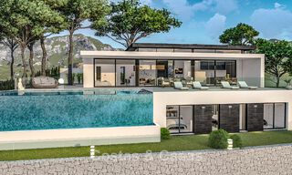 Off-plan architectonische nieuwbouwvilla te koop in de heuvels van Mijas Pueblo, Costa del Sol 779966 
