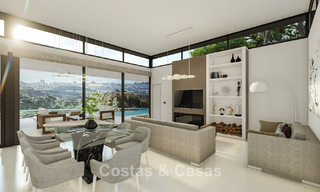 Off-plan architectonische nieuwbouwvilla te koop in de heuvels van Mijas Pueblo, Costa del Sol 779969 