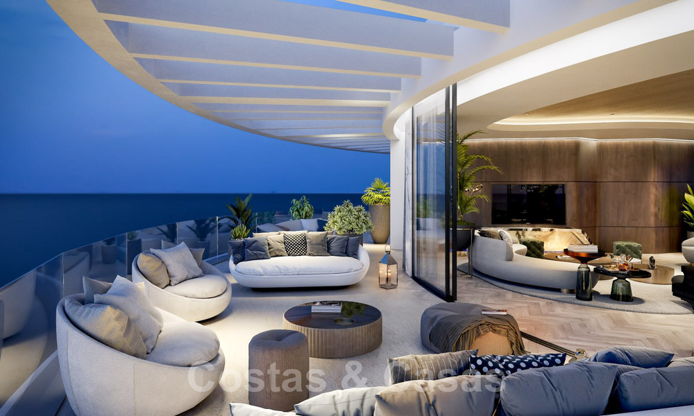 Exclusief innovatief penthouse met panoramisch uitzicht op zee, golf en bergen te koop in Benahavis - Marbella 65992