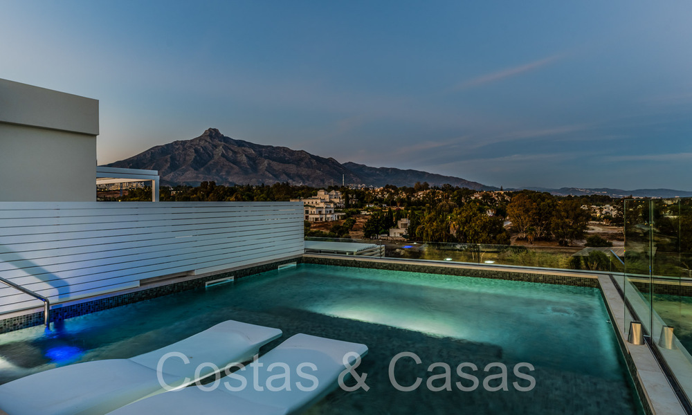 Ultra luxueus penthouse met eigen zwembad te koop in het centrum van Marbella’s Golden Mile 66132