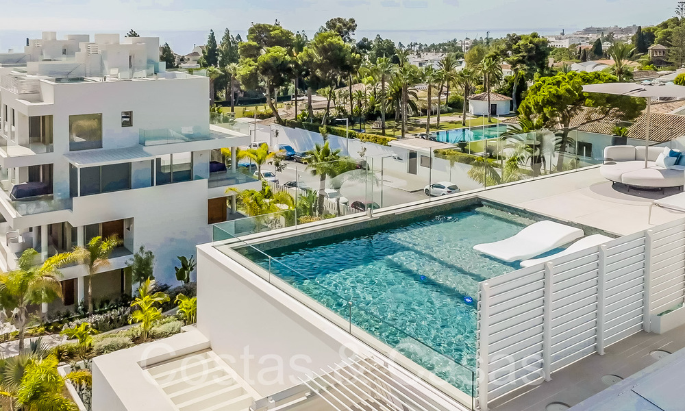Ultra luxueus penthouse met eigen zwembad te koop in het centrum van Marbella’s Golden Mile 66134