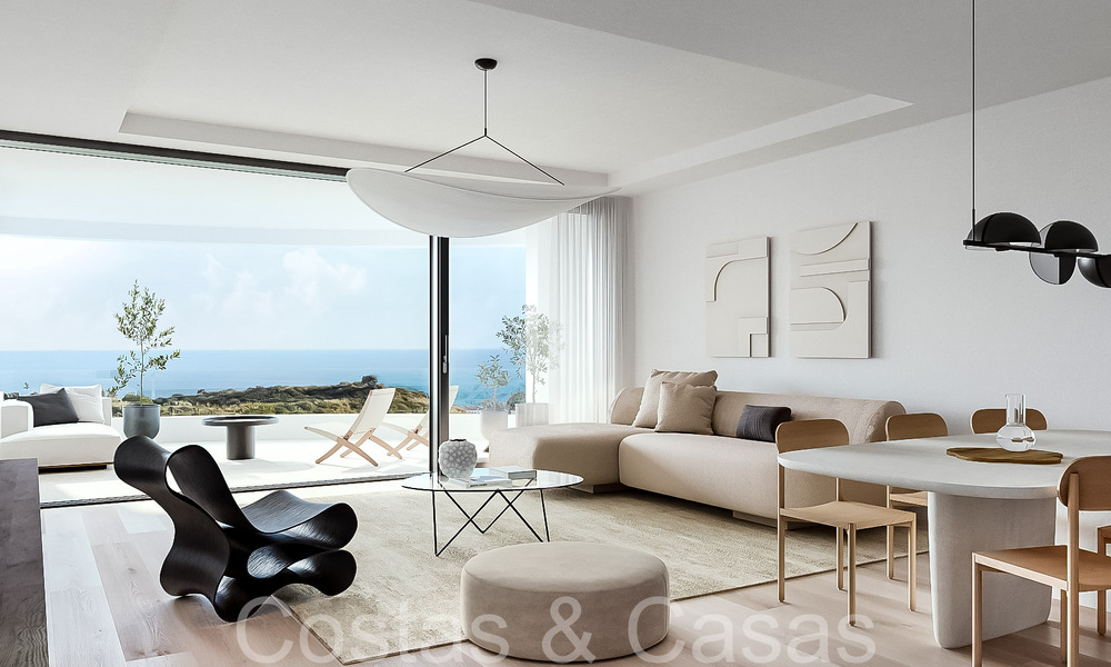Nieuwe, energiezuinige moderne woningen met zeezicht te koop in Mijas, Costa del Sol 66438