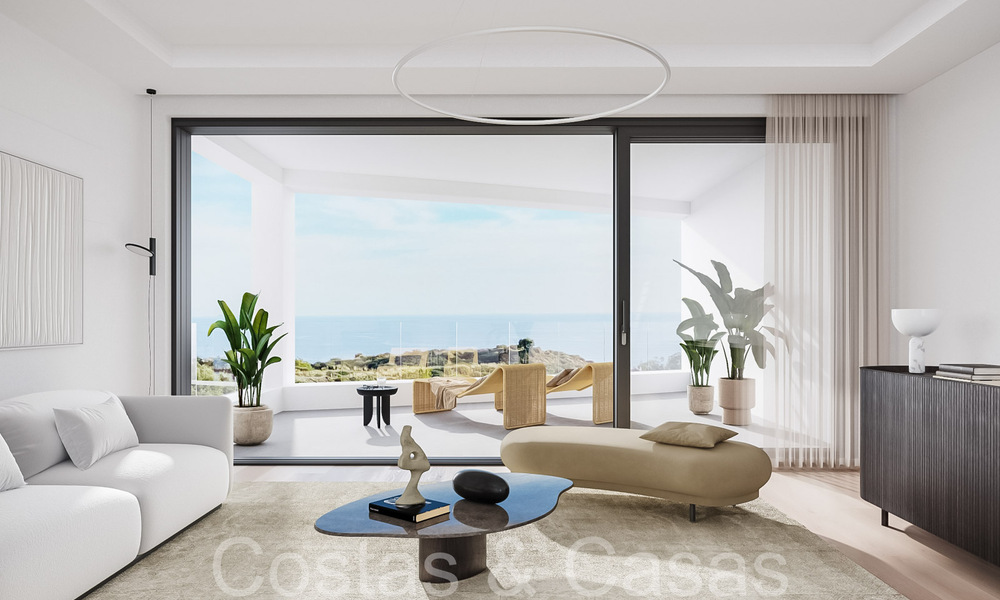 Nieuwe, energiezuinige moderne woningen met zeezicht te koop in Mijas, Costa del Sol 66446